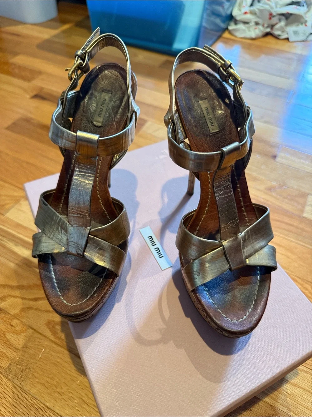 Miu Miu Metal Scratch Calzature Donna